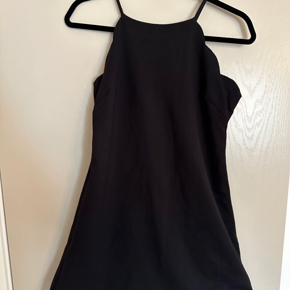 Pretty A line dress - Black Size medium - brand new